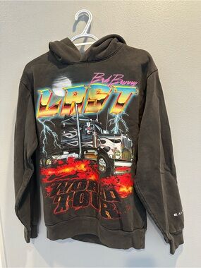 Bad Bunny Black El Ultimo Tour Del Mundo Hoodie